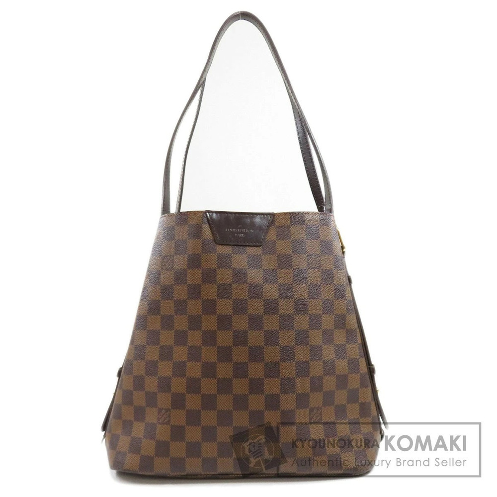 Louis Vuitton Cabas Rivington Damier Ebene Brown Tote Bag Canvas